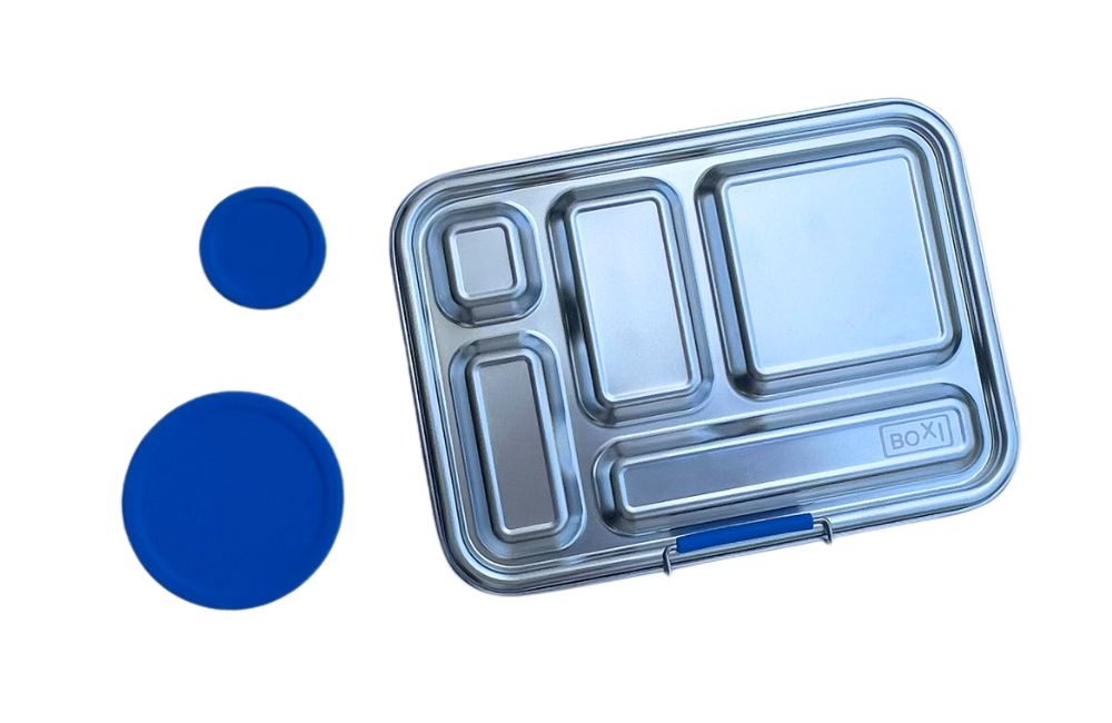 Large Stainless Steel Bento Box - Royal Blue