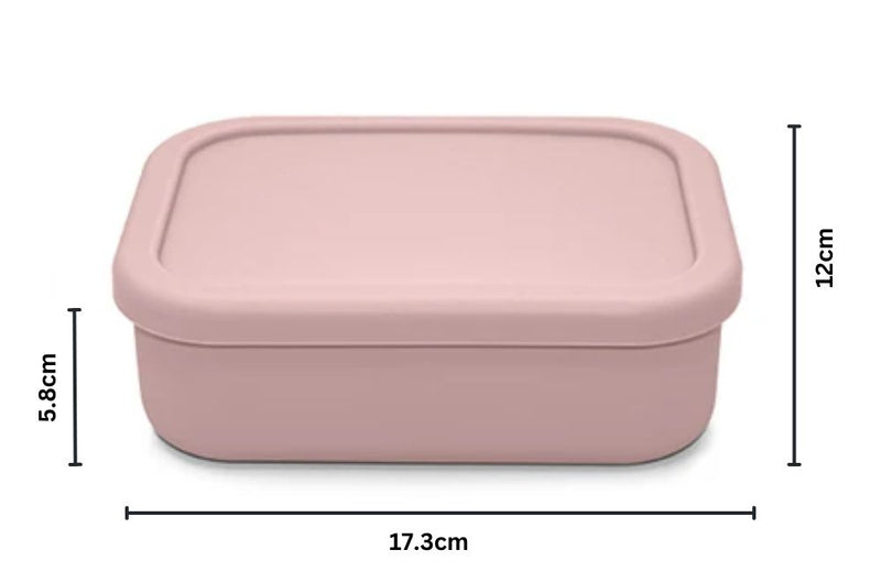 Medium Silicone Bento Box - Pale Mauve