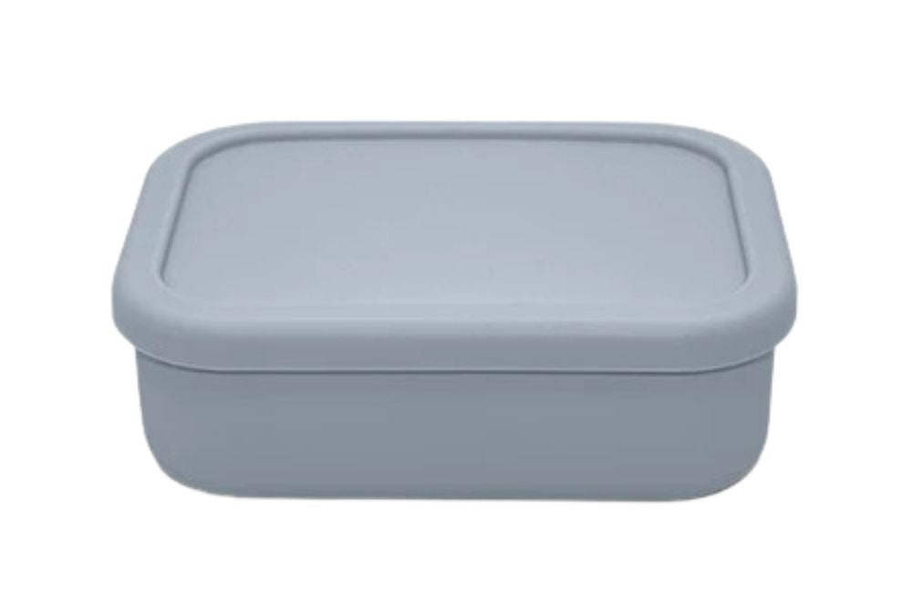 Medium Silicone Bento Box - Silver Dust