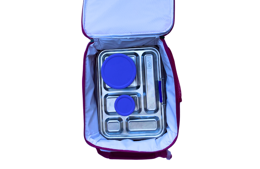 Royal blue lunch box shop