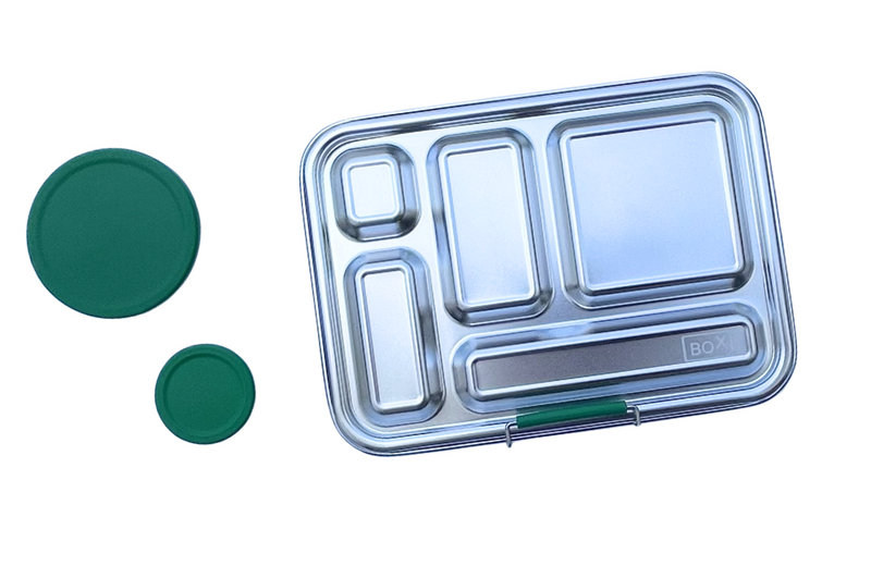 Medium Stainless Steel Bento Box - Green