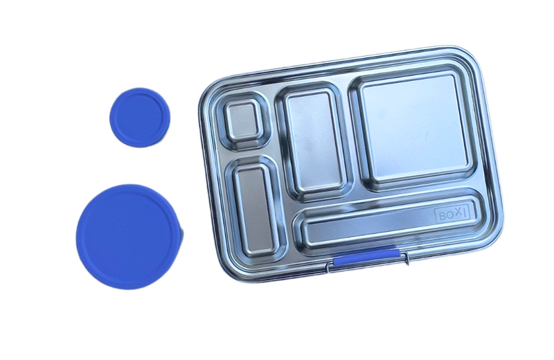 Large Stainless Steel Bento Box - Royal Blue