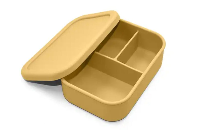 Medium Silicone Bento Box - Yellow