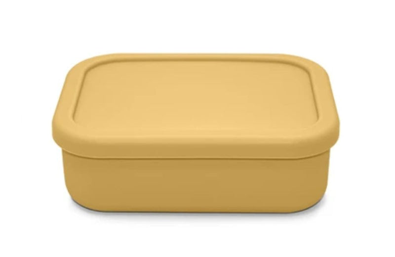 Medium Silicone Bento Box - Silver Dust