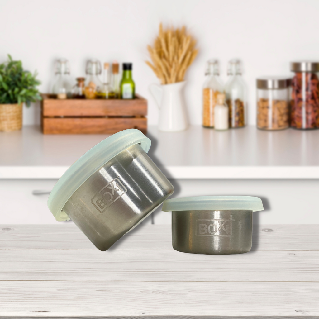 Boxi Snack Pots - Transparent light green