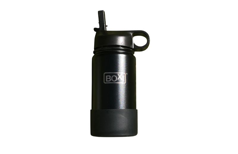 Double wall stainless steel drink bottle (350ml) - Black