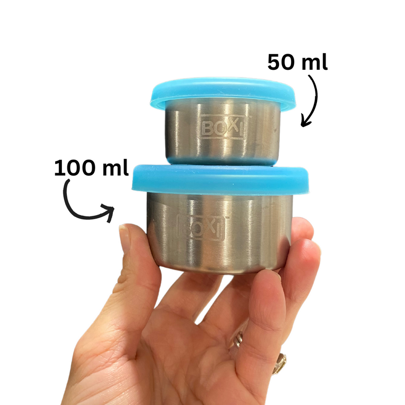 Boxi Snack Pots - Blue – Boxi Australia