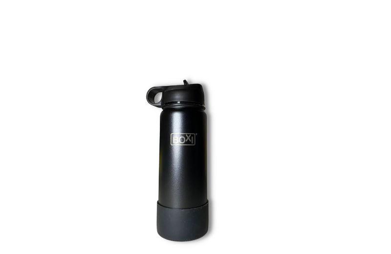 Double wall stainless steel drink bottle (500ml) - Black