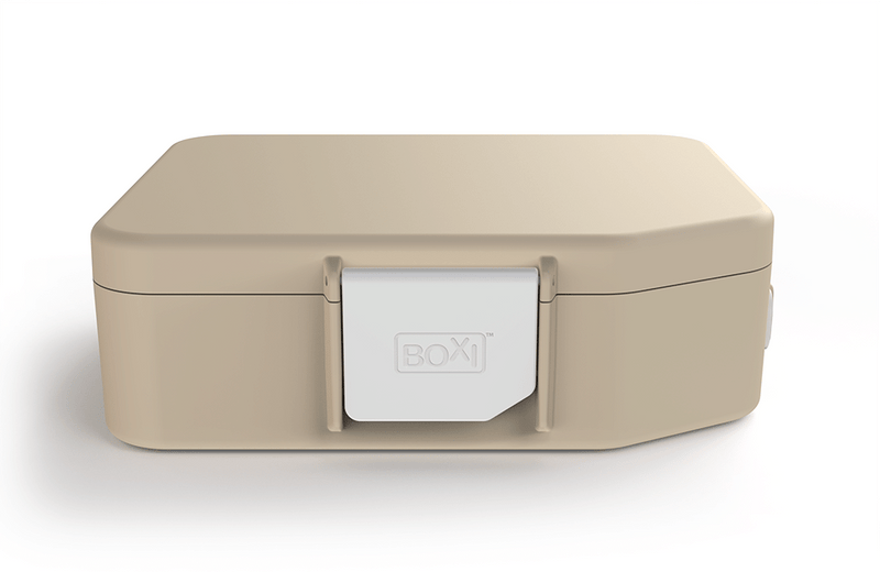 Boxi Cool Lunchbox with ice panel - 'Bleached Sand'