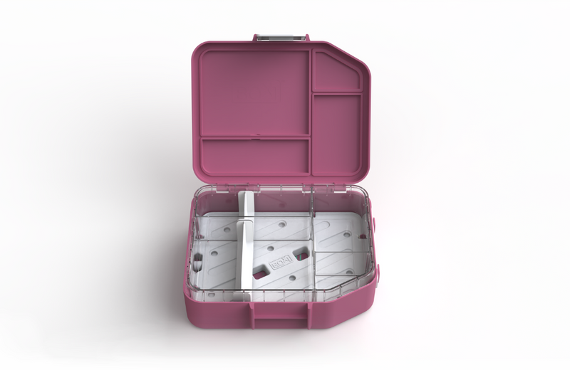 Boxi Cool Lunchbox with ice panel - 'Pomegranate Crush'