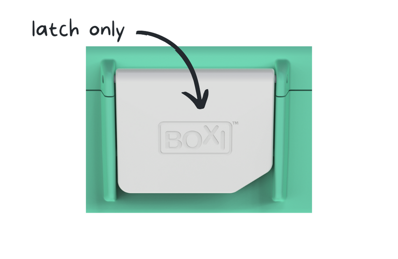 Lunchbox UV coated waterproof sticker sheet - 'Letters'