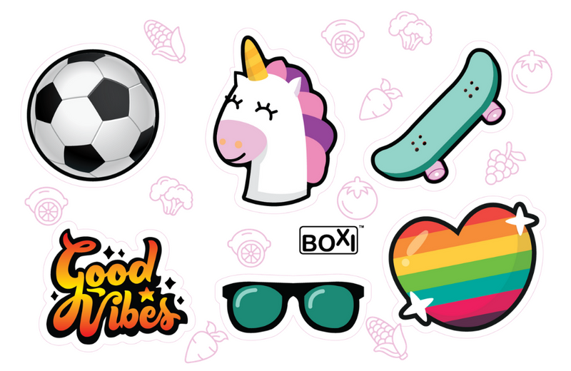 Soccer Fan scene sticker sheet - waterproof